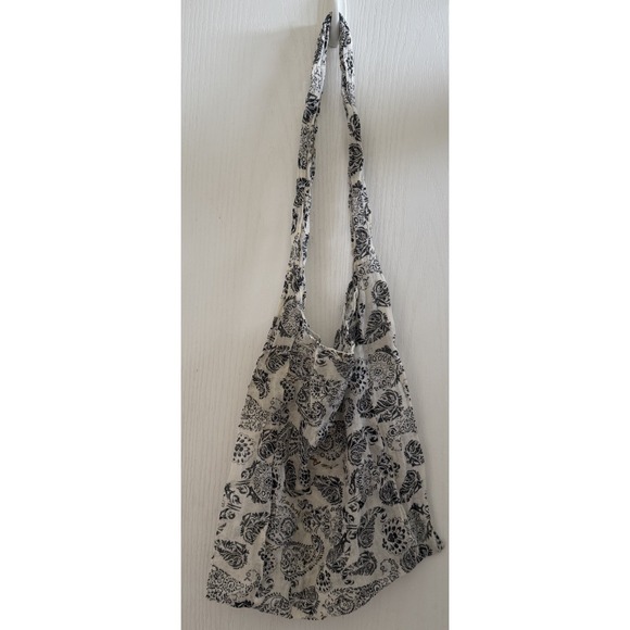 FREE PEOPLE Everyone's Favorite Mini Dress Blue Floral Feminine Boho M With Tote - Picture 11 of 12